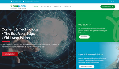 Eduriser website development
